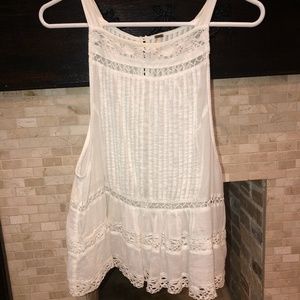 Free People White Tank Top